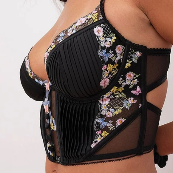 NWT FOR LOVE & LEMONS SET Current Elektra Bustier & Thong 2022 Edition